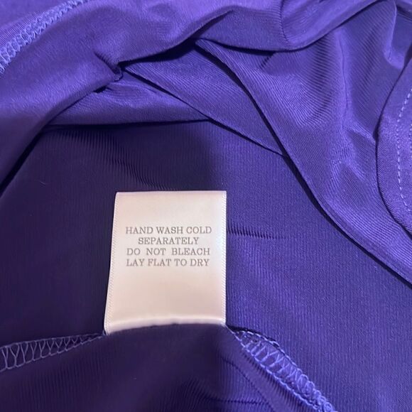 Slinky Brand top tunic slinky color block purple pink Medium FIRM on PRICE - Picture 5 of 5